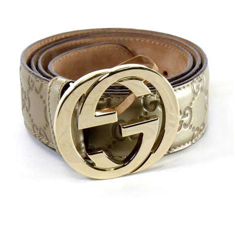 is gucci belt gold